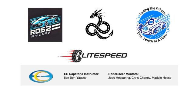 logos of the four roboracer teams