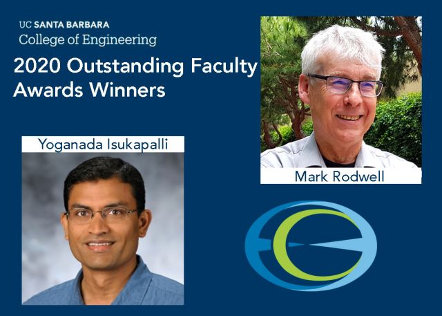 Photos of Yogananda Isukapalli and Mark Rodwell - Outstanding Faculty Awards