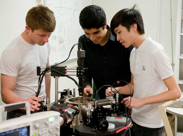 Image of students working