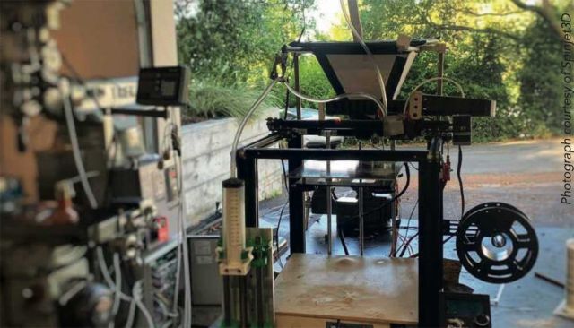 photo of spinjet 3D printer