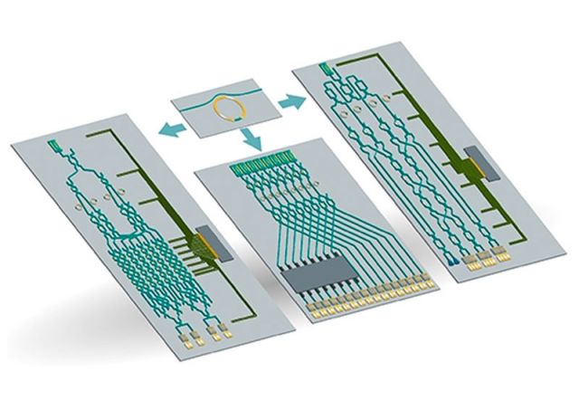 Conceptual illustration of AlGaAs-on-insulator integrated quantum photonics devices