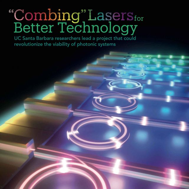 illustration of combing laser