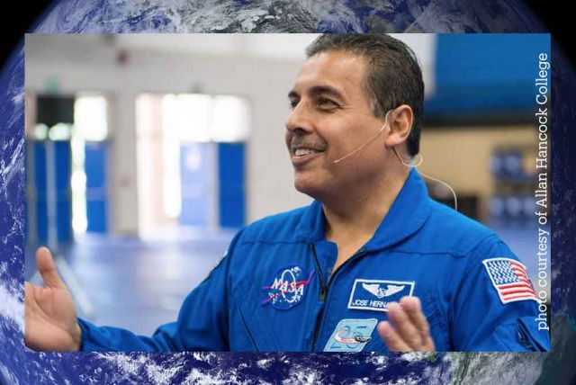 photo of hernandez giving a talk