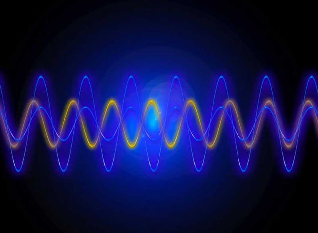 conceptual wave graphic
