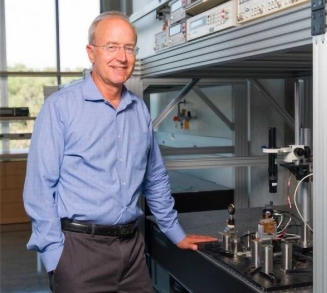 photo of john bowers in his lab