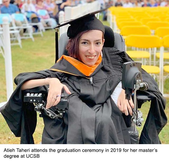 photo of taheri at graduation