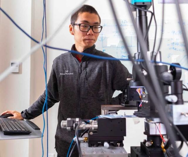 photo of engineer at work