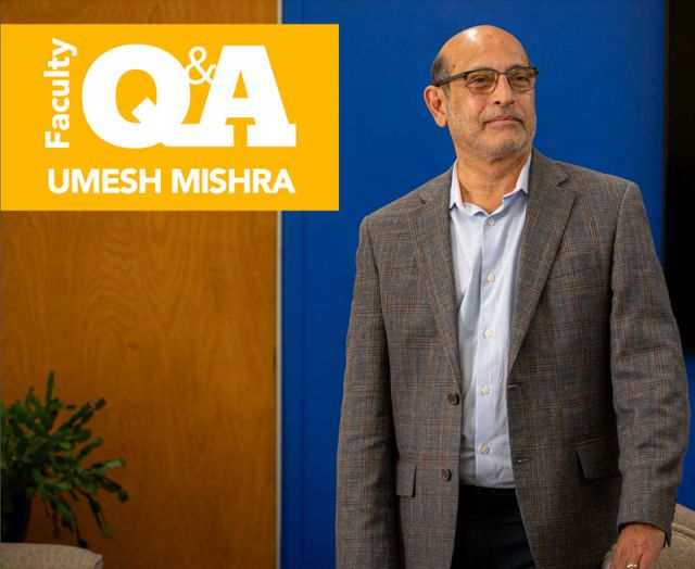 photo of umesh mishra in his office