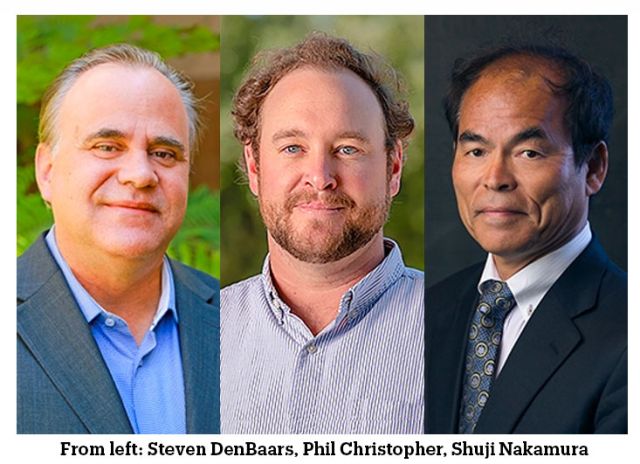 photo of denbaars, christopher and nakamura