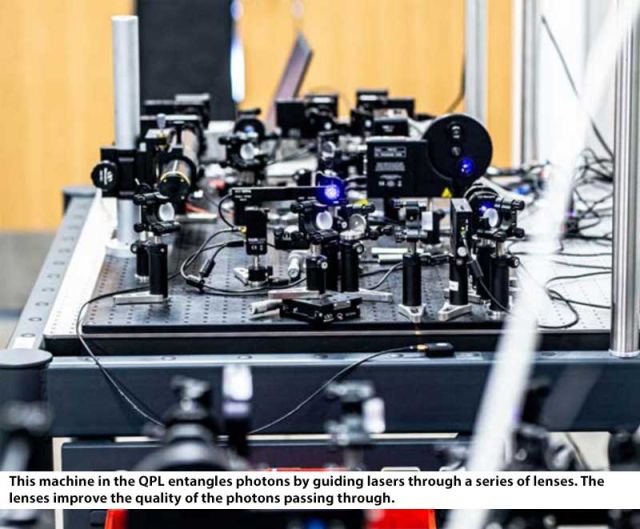 image of QPL machine that entangles photons