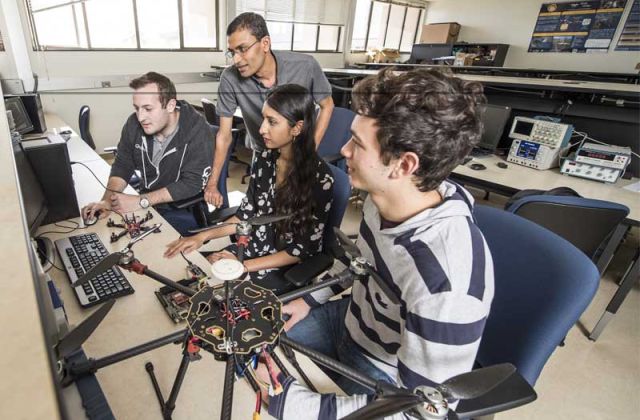 image of students with instructor