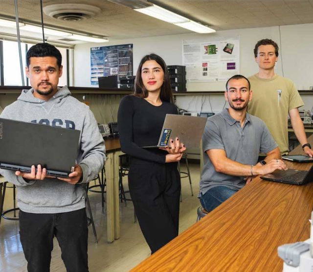 photo of vem and capstone teammates