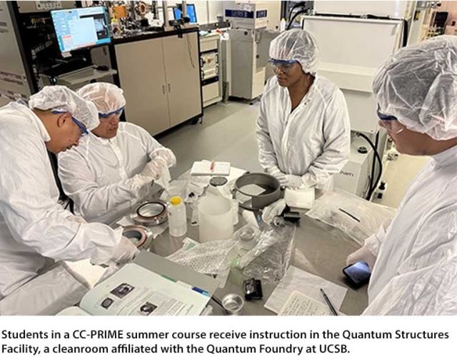students in the lab