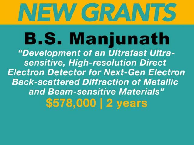 Manjunath – NSF Grant