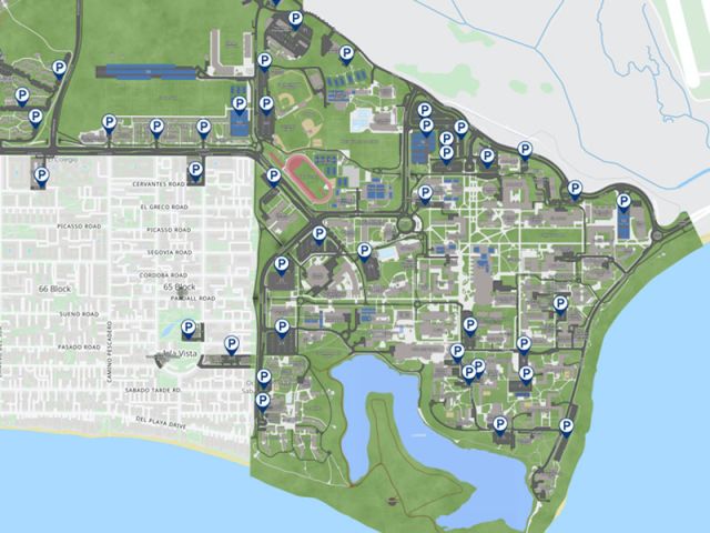 UCSB Parking Map