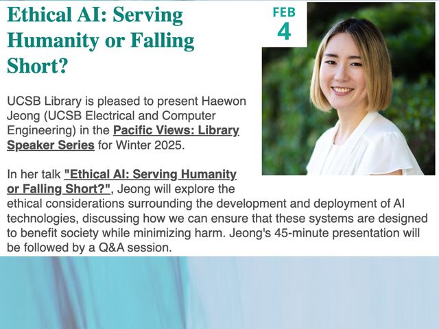 Feb 4: H. Jeong – UCSB Library Speaker Series