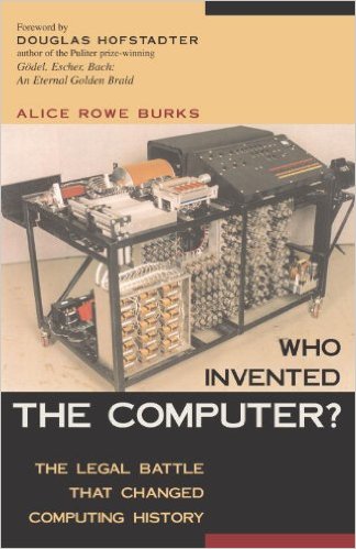 Cover image for the book 'Who Invented the Computer?'