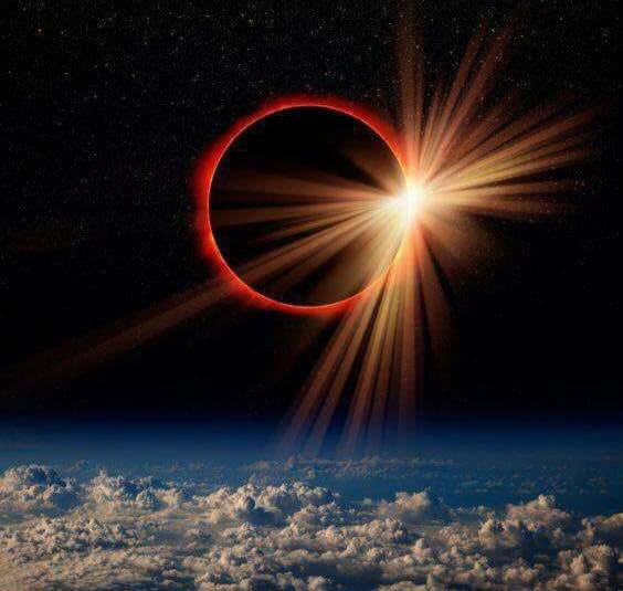 NASA's beautiful capture of today's total solar eclipse