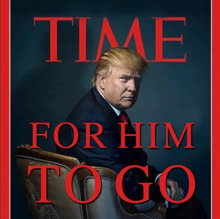 It seems that Trump did make the cover of Time magazine after all!