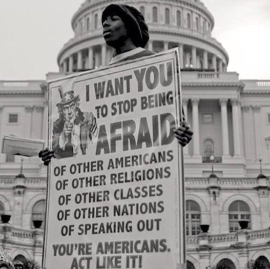 You're Americans, act like it (undated photo)