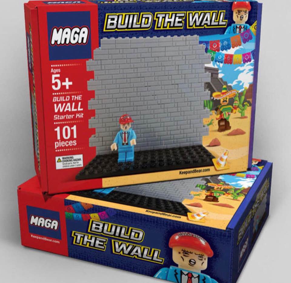 MAGA wall-building block set