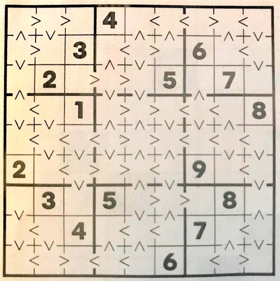 A twist on Sudoku, Variant 1