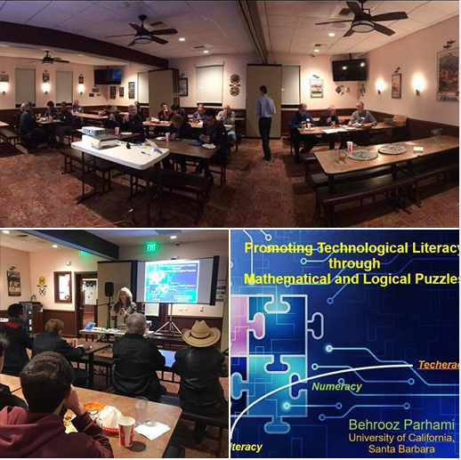 Photos from IEEE Central Coast Section's technical meeting on February 20, 2019