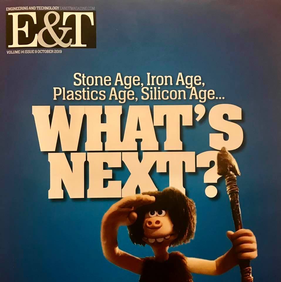 Cover of E&T magazine, issue of October 2019