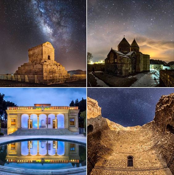 Some culturally significant sites in Iran, set 1