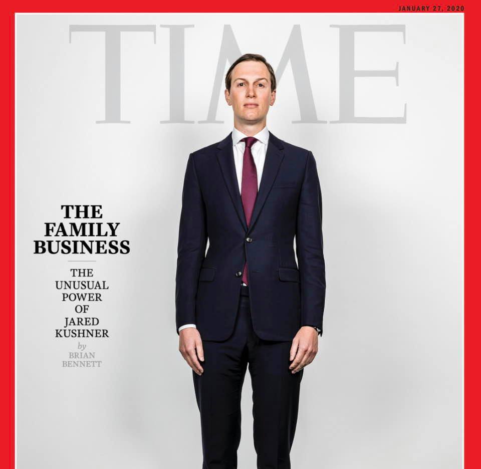 Jared Kushner, on the cover of Time magazine
