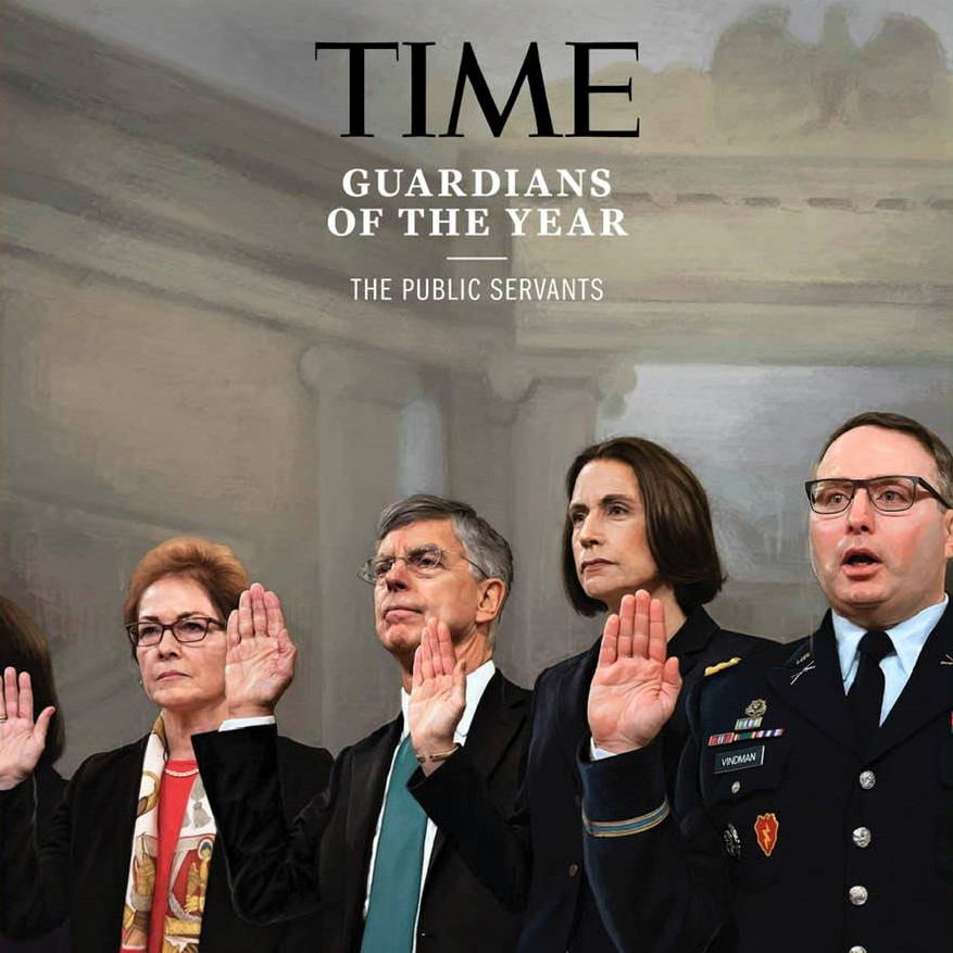 Time magazine cover celebrates Gaurdians of the Year, the public servants