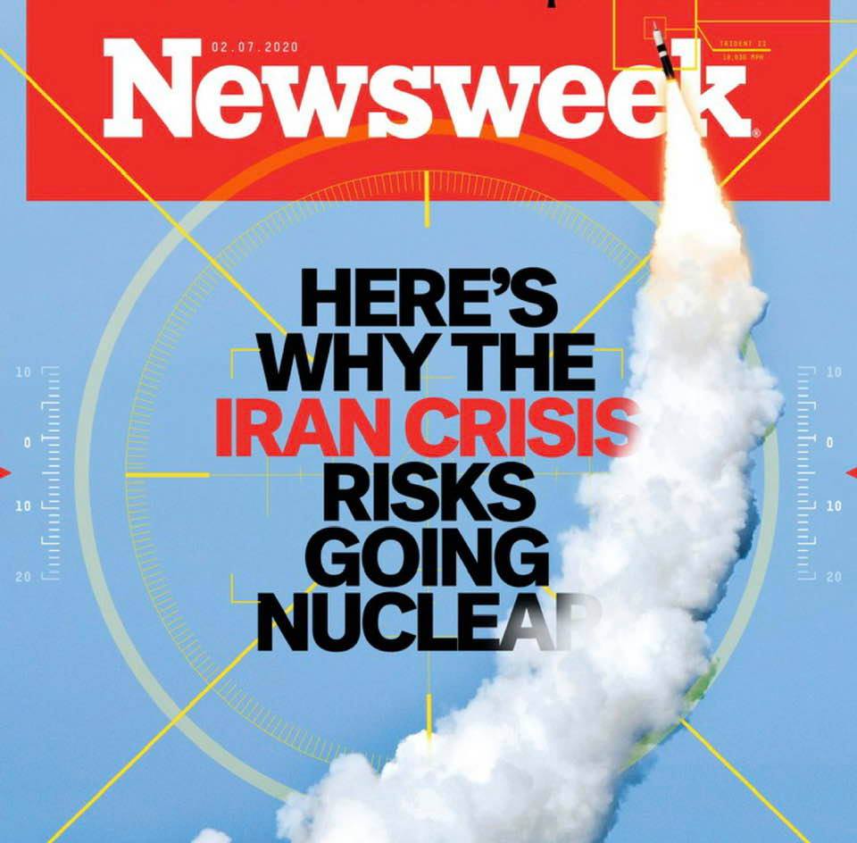 Magazine cover: Newsweek features Iran's nuclear ambitions