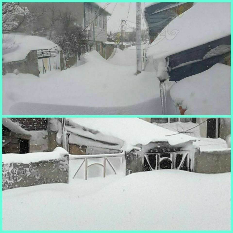 Unprecedented snowfall in western and northern Iran, Photo 1
