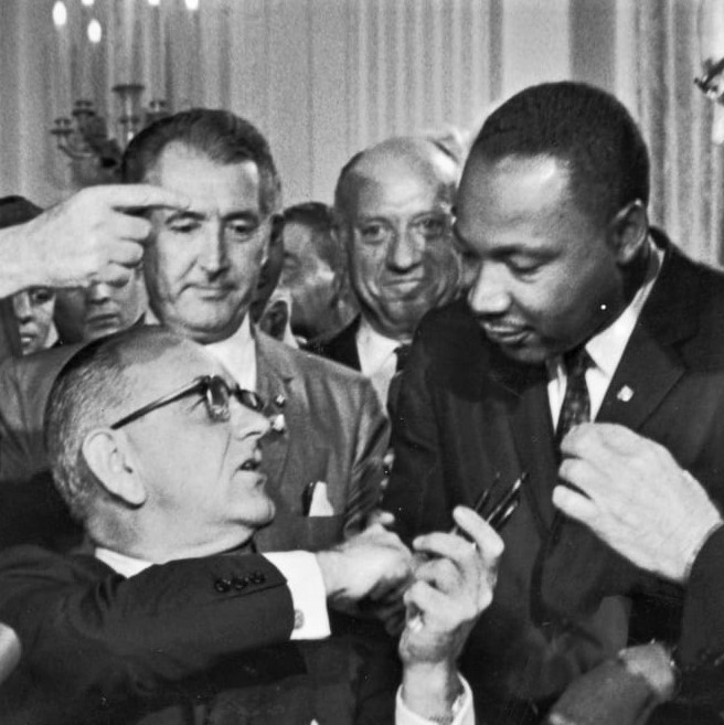 Happy Presidents' Day: Signing of the Civil Rights Act