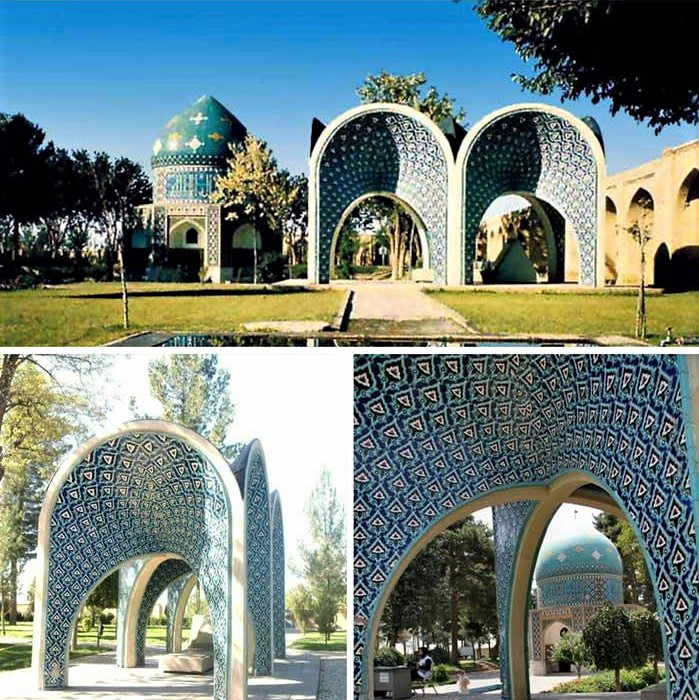 Iranian architecture: Tomb of the poet Kamalolmolk in Naishabour, Khorasan Province