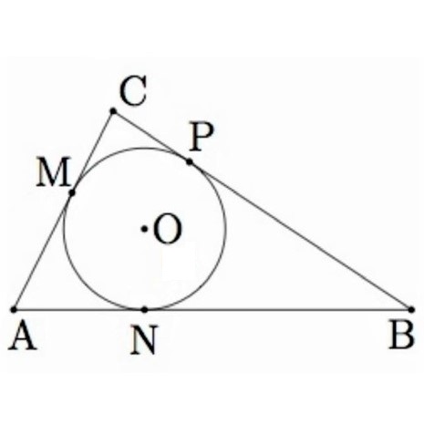 Math puzzle: The triangle ABC has side lengths 3, 4, and 5. What is the size of its inscribed circle?