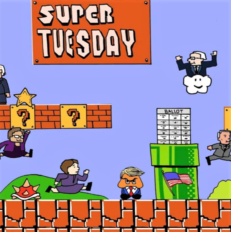 Cartoon: Happy Super-Tuesday!