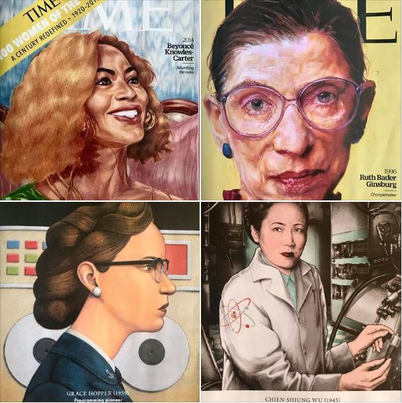 Time magazine celebrates 100 women, one for each year over the period 1920-2019