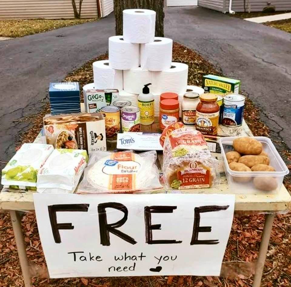 Not every American is hoarding: A kind soul's offer to his/her neighbors