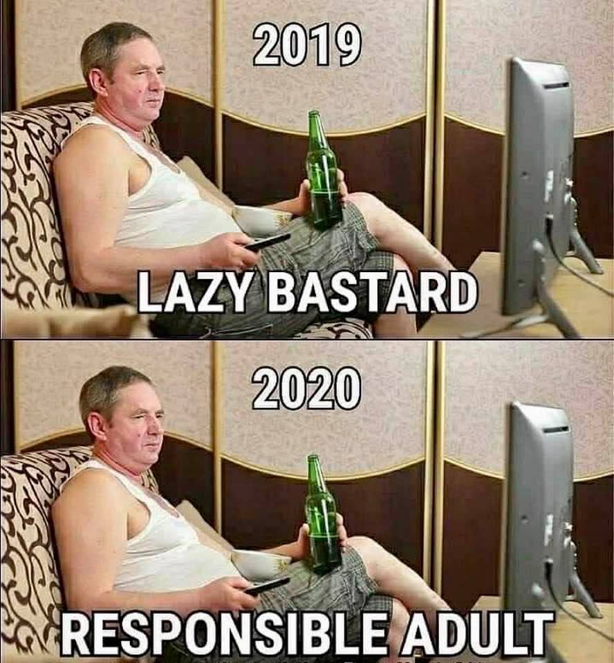 What a difference a year makes: Lazy bastard becomes responsible adult