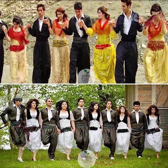 In addition to upbeat music and colorful costumes that raise the spirit, two other features of Kurdish dancing, mix of men and women and holding hands, are noteworthy