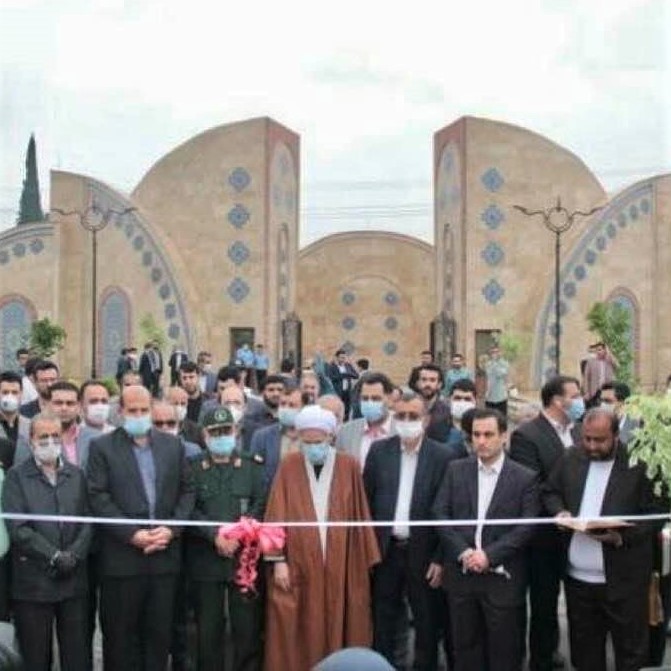 Not one woman in sight in this photo from the grand-opening of a women's park in Sari, Iran!