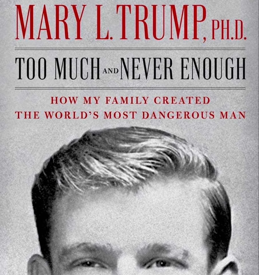 Cover image of a forthcoming book by Mary Trump