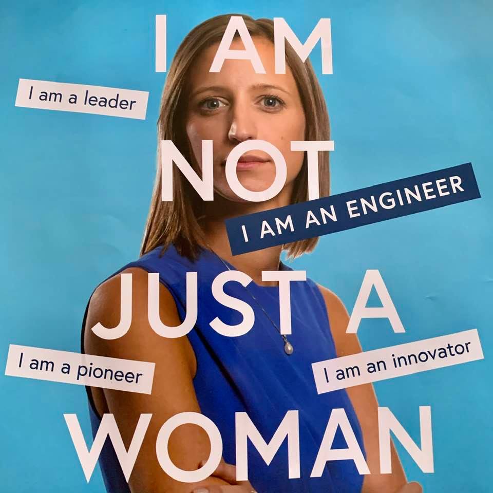 IET ad: Not just a woman, but also engineer, leader, ...
