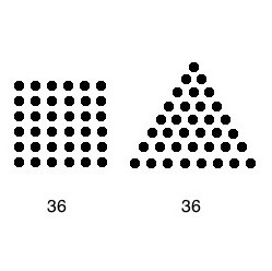The number 36 is both a perfect square and triangular