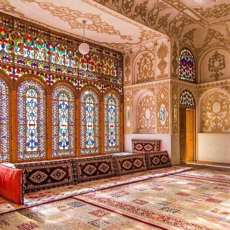 The historic Constitution House in Esfahan, Iran