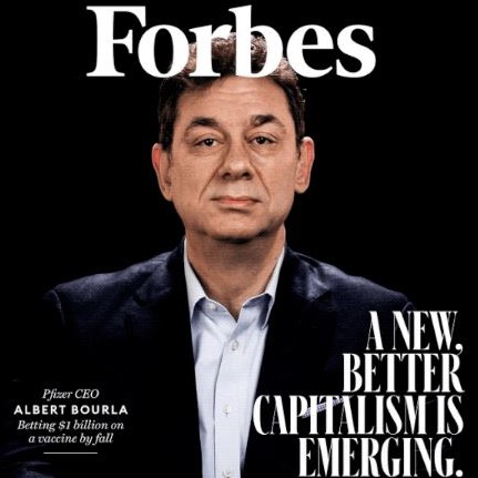 Forbes cover: The coronavirus pandemic is bringing about necessary innovations that improve capitalism
