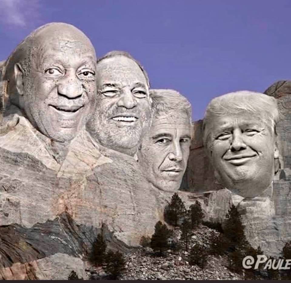 Mount Touchmore, a monument celebrating sexual predators, planned for Trump's second term!