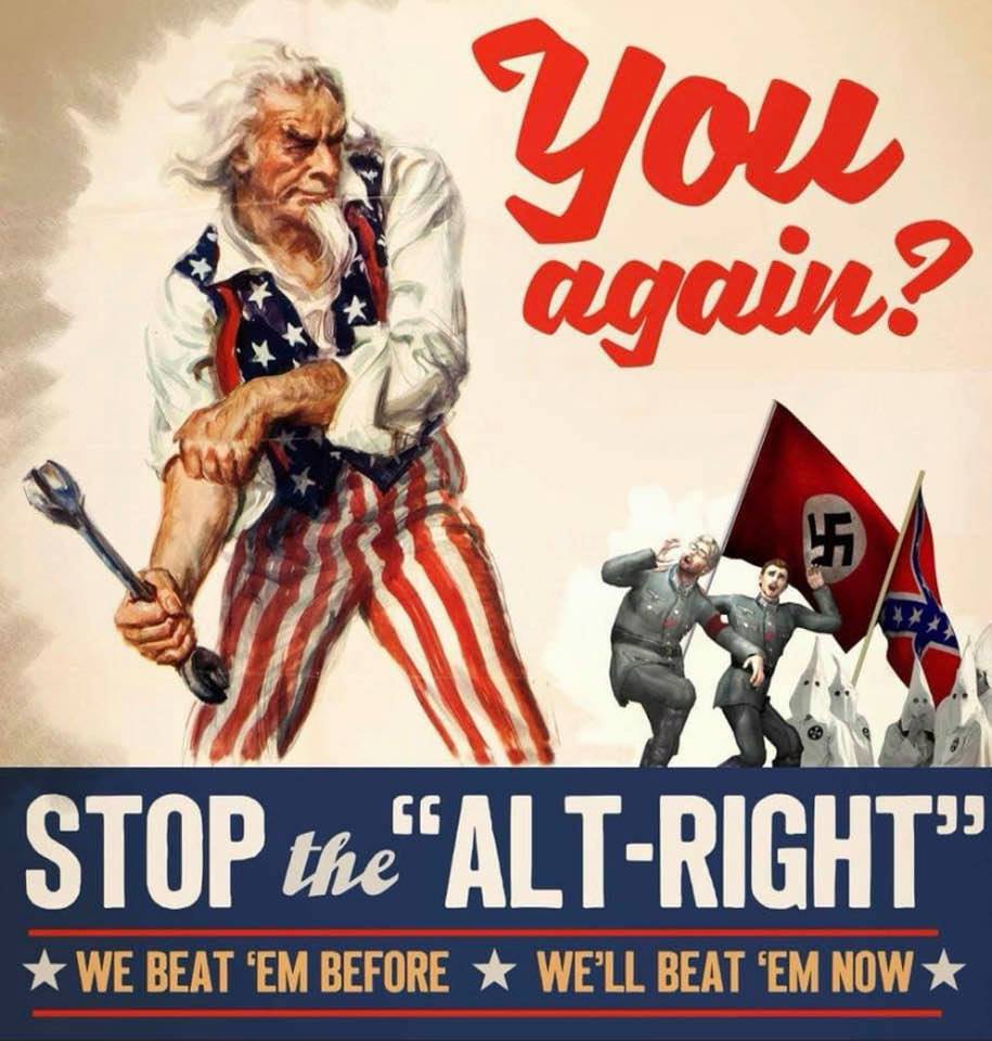 Meme: Uncle Sam has another fight against a reconstituted and increasingly-deranged 'Alt-Right' on his hands!