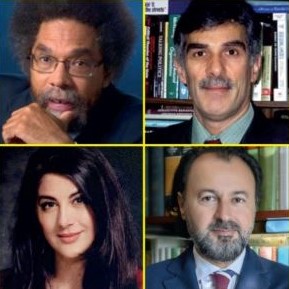 Panel participants and moderator: The Iranian-American diaspora & the Black Lives Matter movement